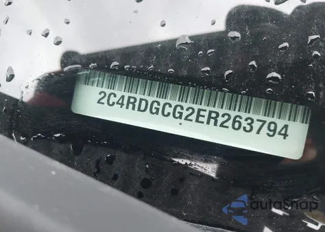 2014 Dodge Grand Caravan Sxt from USA, damaged, VIN 2C4RDGCG2ER263794